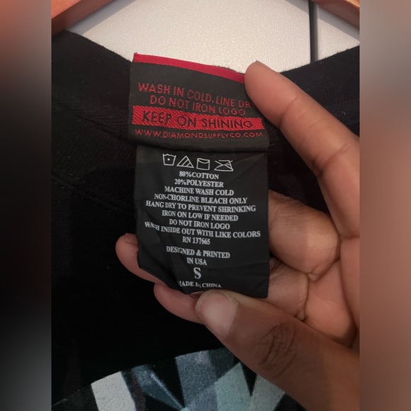 Diamond Supply Co Black Sweater - Small - Picture 5 of 5